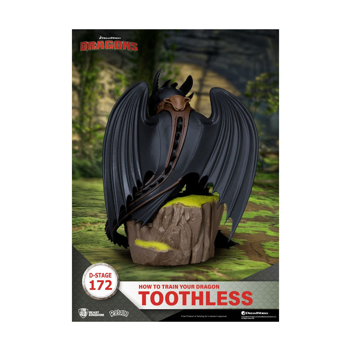 Beast Kingdom How to train your Dragon - Toothless- D-Stage