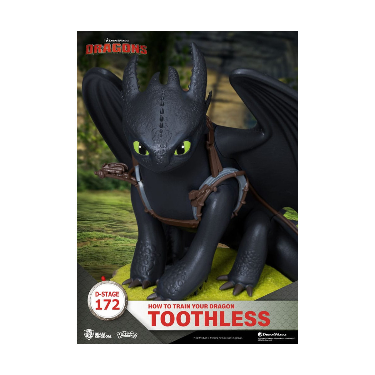 Beast Kingdom How to train your Dragon - Toothless- D-Stage