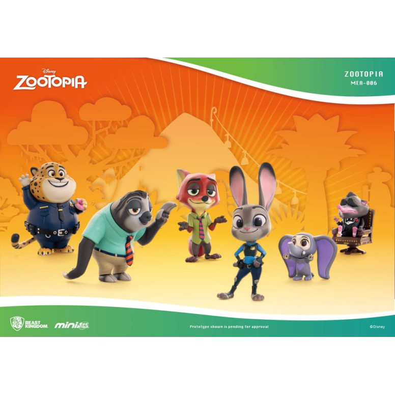 Beast Kingdom - Mini Egg Attack - Zootopia - Zootopie - set of 6 mini figures