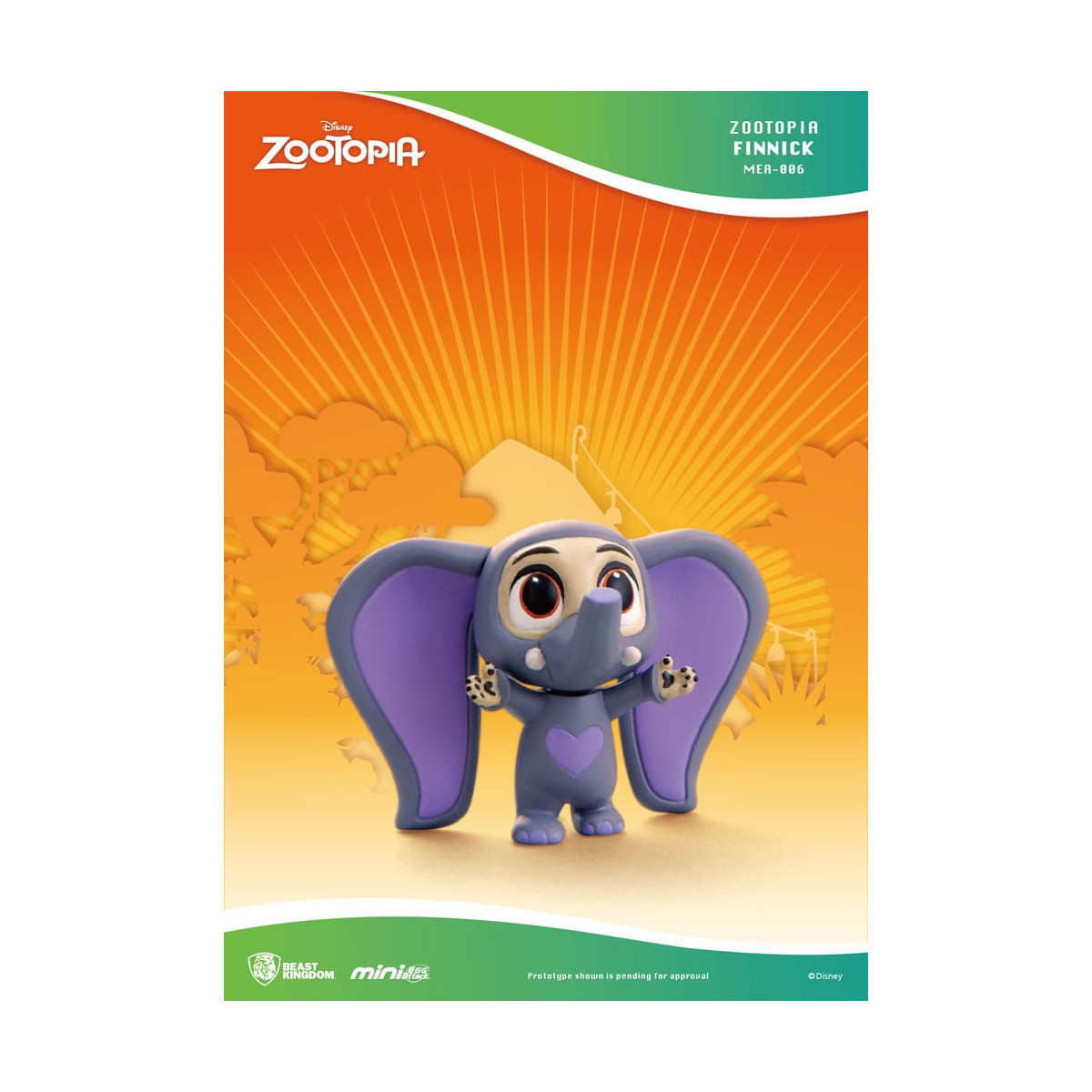 Beast Kingdom - Mini Egg Attack - Zootopia - Zootopie - set of 6 mini figures