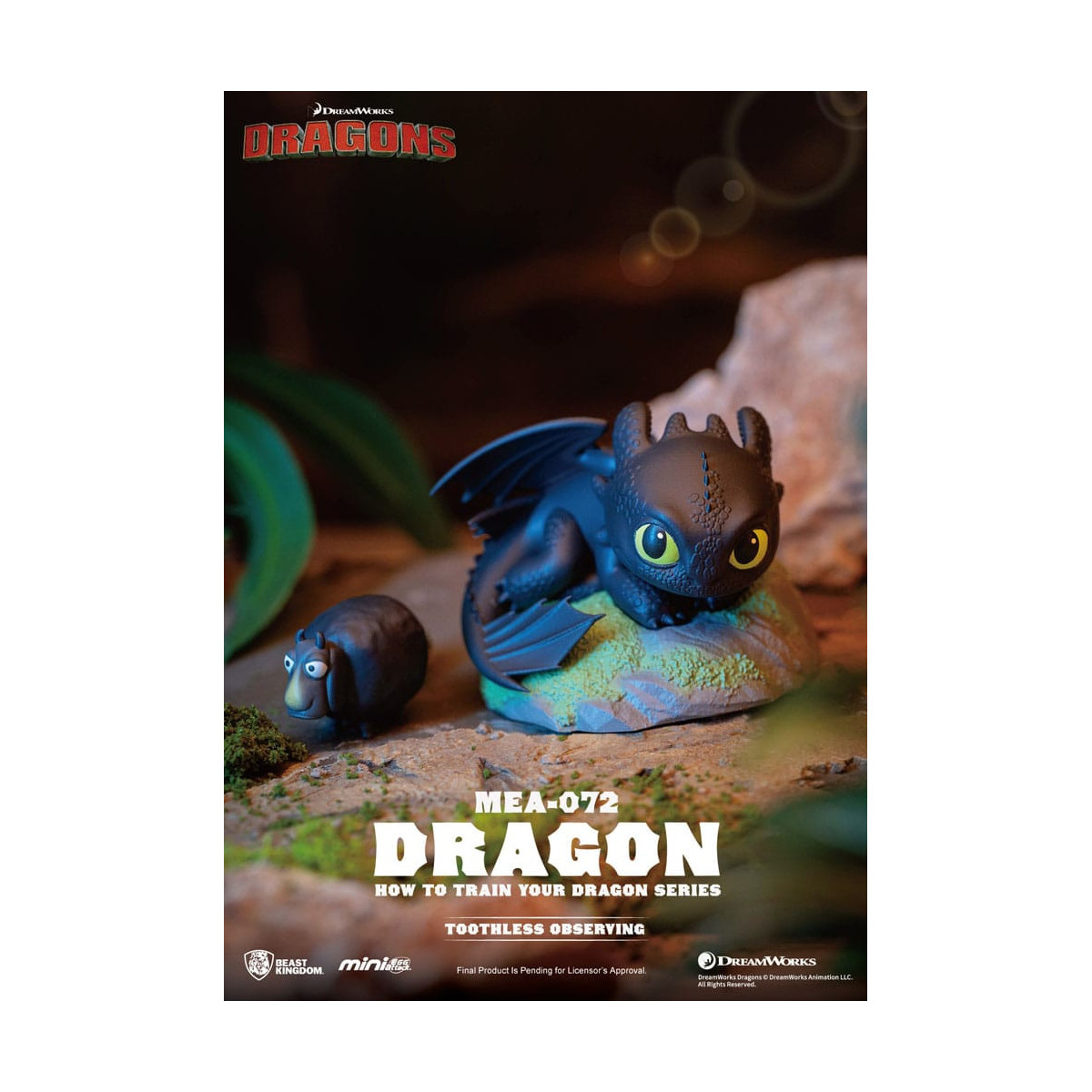 Beast Kingdom - Mini Egg Attack - How to train your Dragon - set of 6 mini-figures