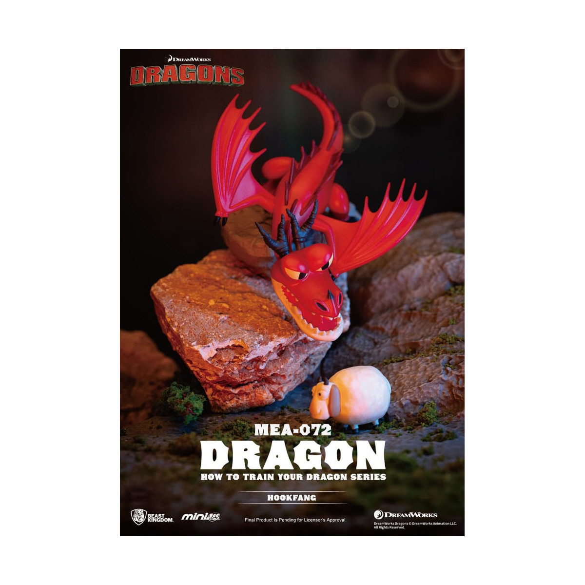 Beast Kingdom - Mini Egg Attack - How to train your Dragon - set of 6 mini-figures