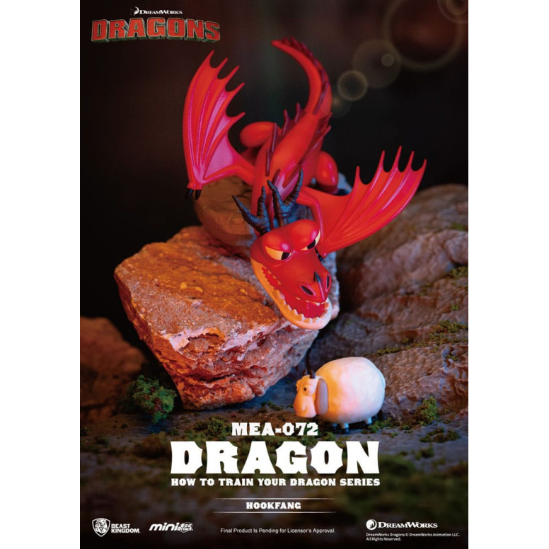 Beast Kingdom - Mini Egg Attack - How to train your Dragon - set of 6 mini-figures
