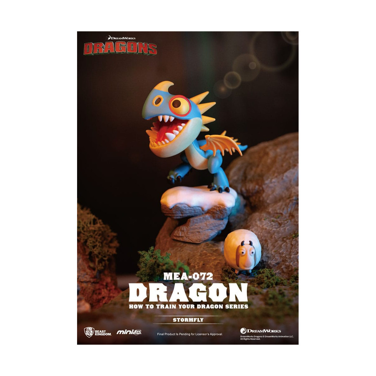 Beast Kingdom - Mini Egg Attack - How to train your Dragon - set of 6 mini-figures