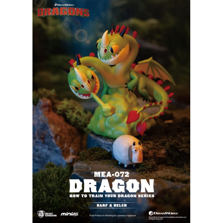 Beast Kingdom - Mini Egg Attack - How to train your Dragon - set of 6 mini-figures