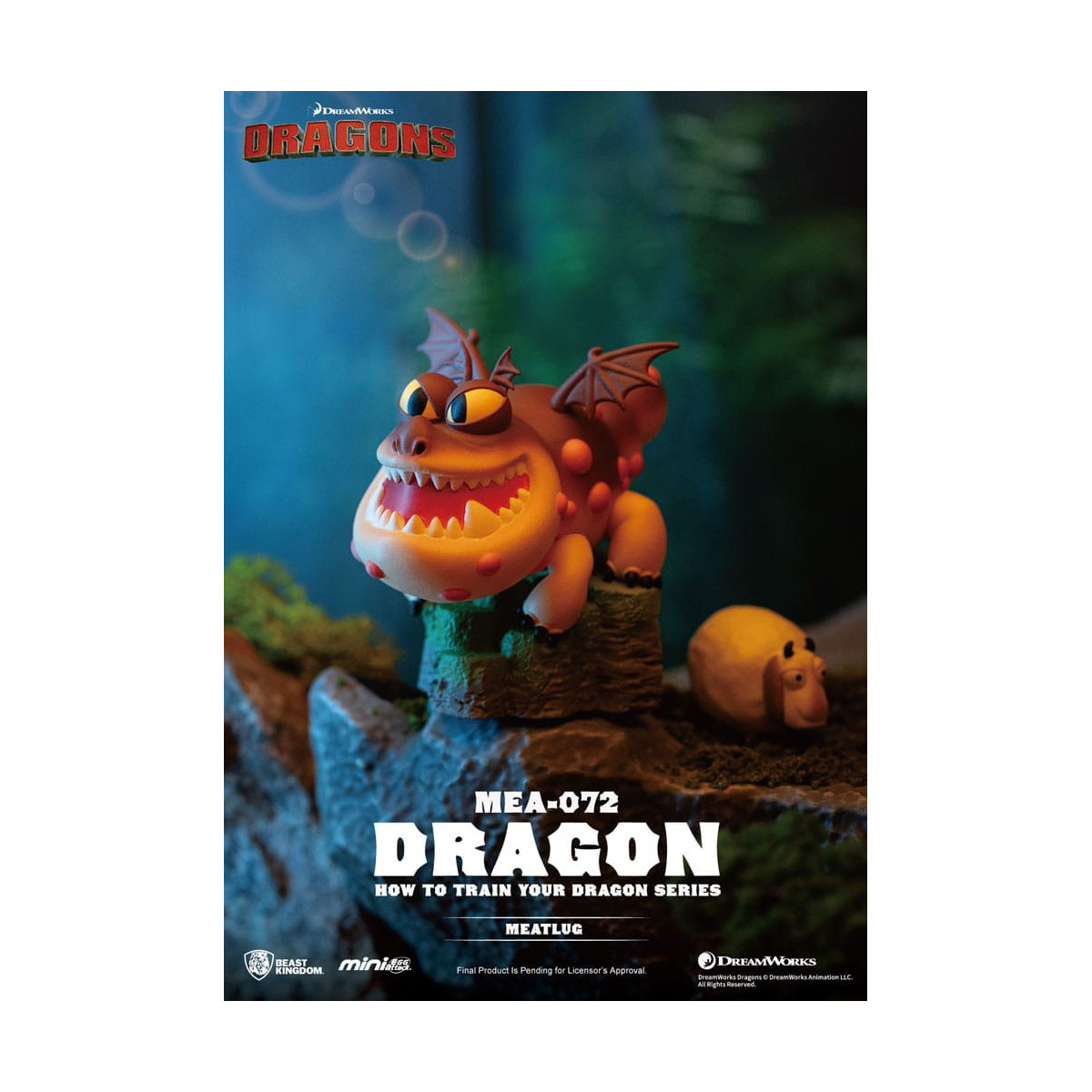 Beast Kingdom - Mini Egg Attack - How to train your Dragon - set of 6 mini-figures