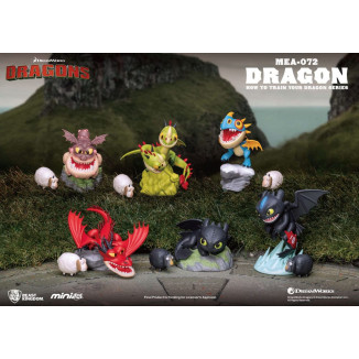 Beast Kingdom - Mini Egg Attack - How to train your Dragon - set of 6 mini-figures