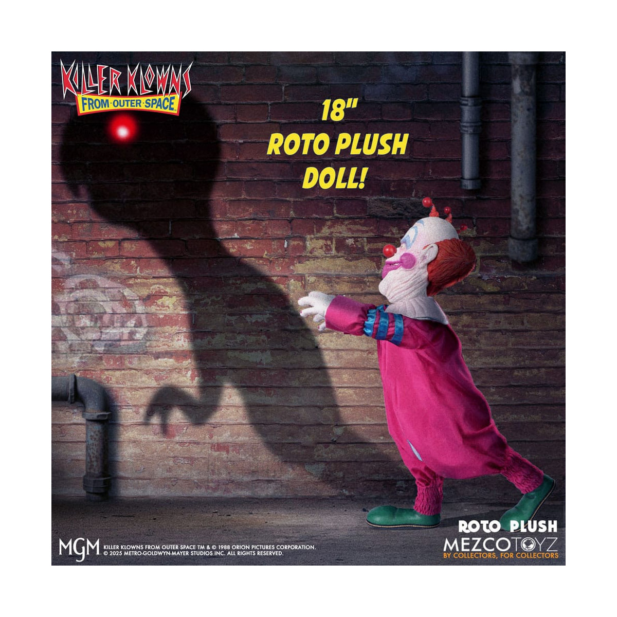 Mezco - Les Clowns tueurs venus d'ailleurs - Roto Doll SLIM - Mega Designer Series Killer Klowns from Outer Space