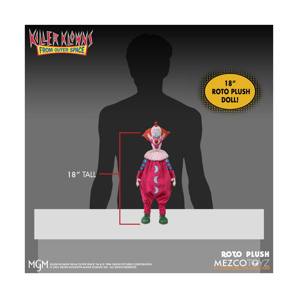 Mezco - Les Clowns tueurs venus d'ailleurs - Roto Doll SLIM - Mega Designer Series Killer Klowns from Outer Space