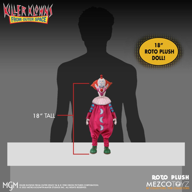 Mezco - Les Clowns tueurs venus d'ailleurs - Roto Doll SLIM - Mega Designer Series Killer Klowns from Outer Space