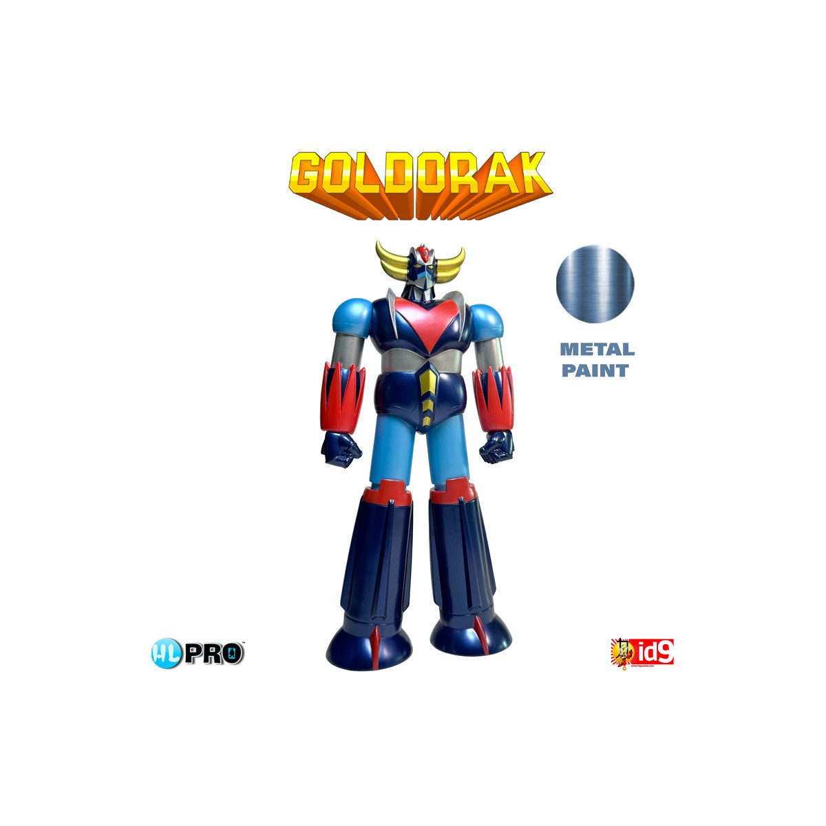 HL Pro - Goldorak Classic Metallic Paint 23cm (Logo Francais) Figure