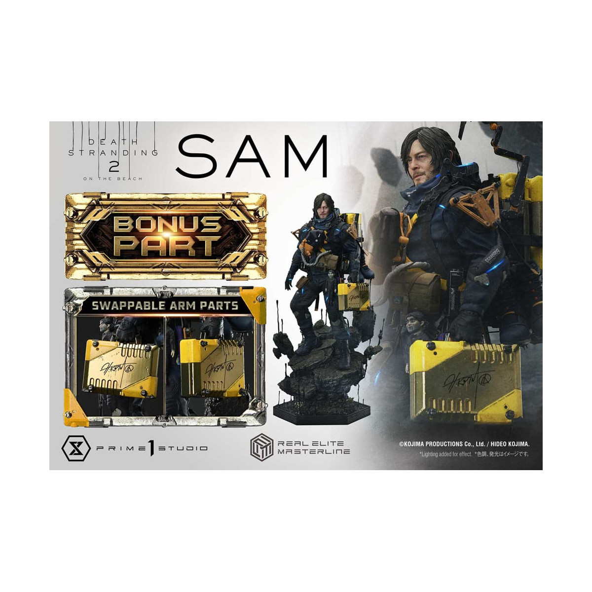 Prime 1 Studio -Death Stranding 2: On the Beach - Sam Deluxe Bonus Version Real Elite Masterline Series 1/3