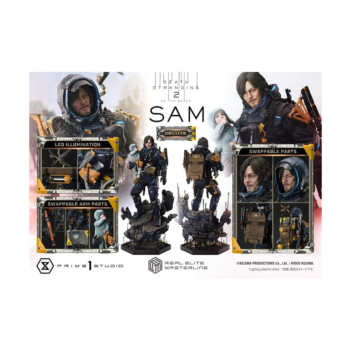 Prime 1 Studio -Death Stranding 2: On the Beach - Sam Deluxe Bonus Version Real Elite Masterline Series 1/3