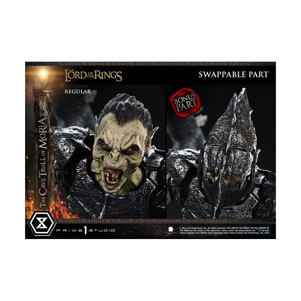 Prime 1 Studio - Cave Troll of Moria Bonus Version - The Lord of the Rings Premium Masterline Series 1/6