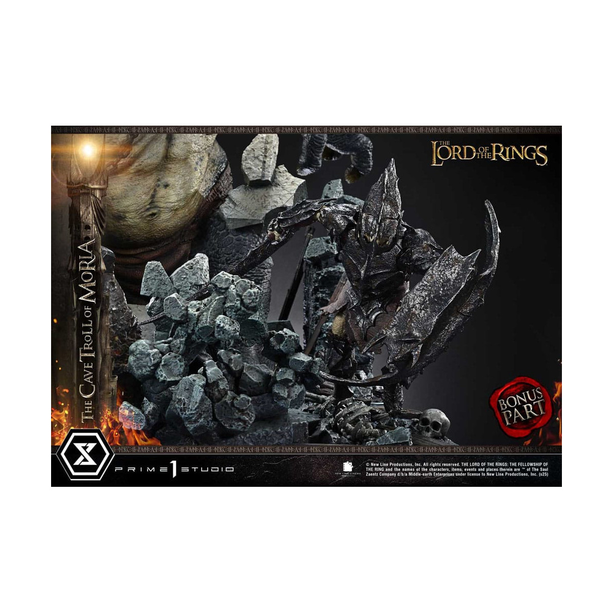 Prime 1 Studio - Cave Troll of Moria Bonus Version - The Lord of the Rings Premium Masterline Series 1/6