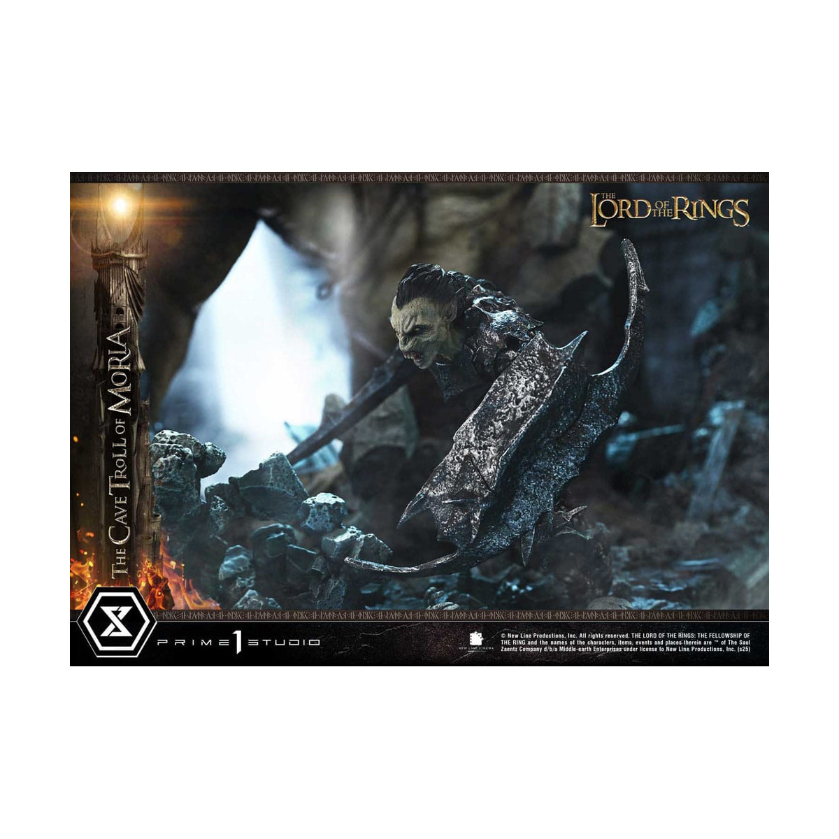 Prime 1 Studio - Cave Troll of Moria Bonus Version - The Lord of the Rings Premium Masterline Series 1/6
