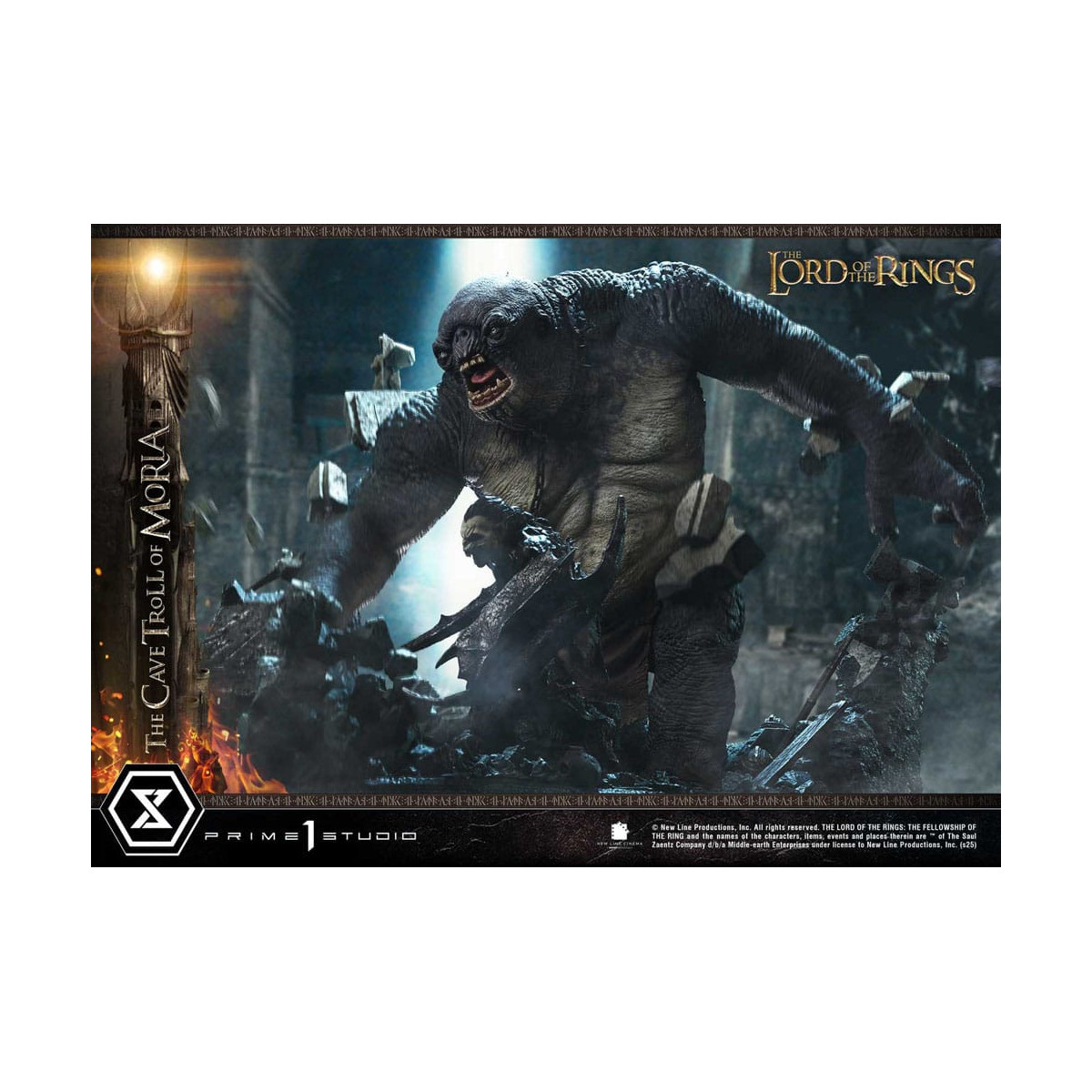 Prime 1 Studio - Cave Troll of Moria Bonus Version - The Lord of the Rings Premium Masterline Series 1/6