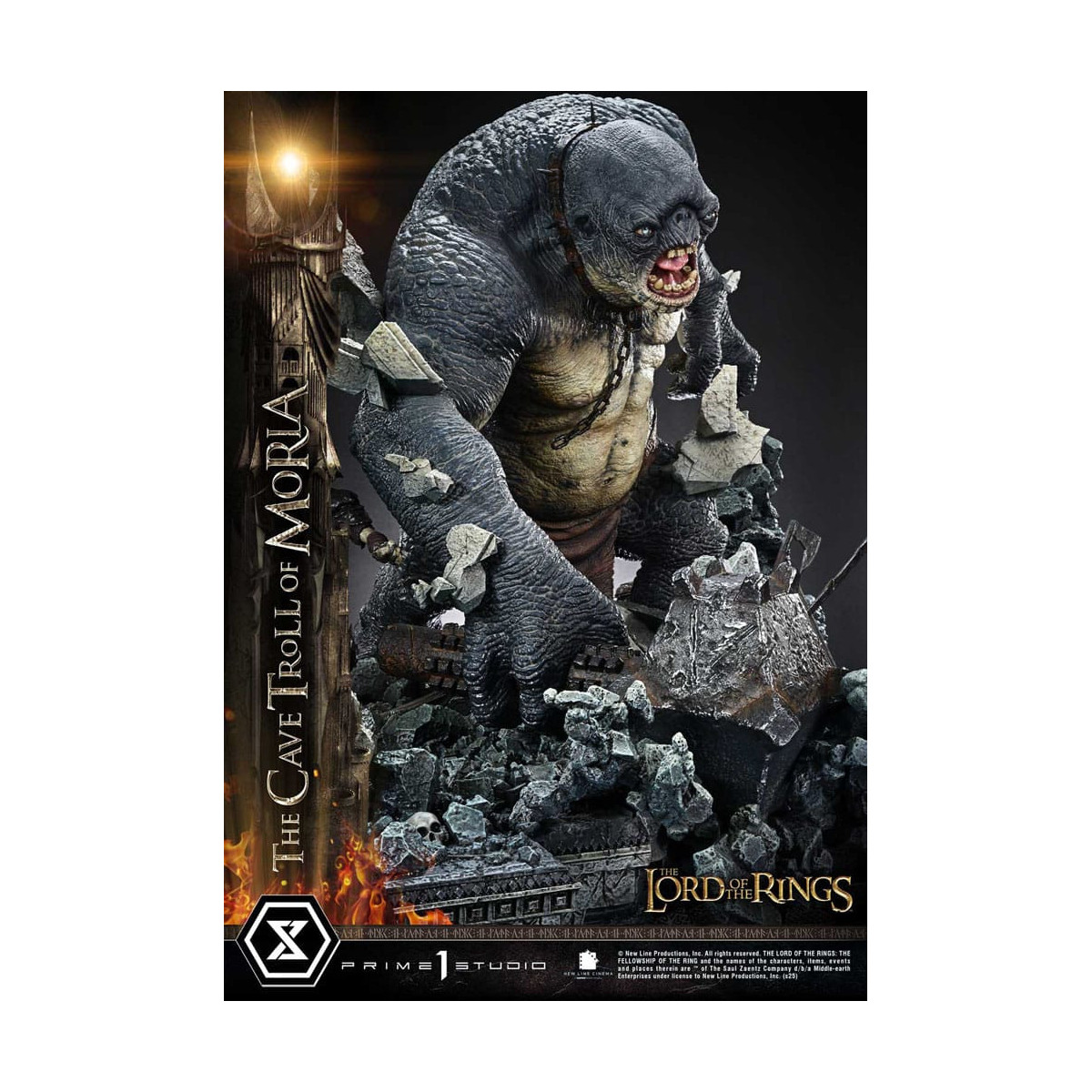 Prime 1 Studio - Cave Troll of Moria Bonus Version - The Lord of the Rings Premium Masterline Series 1/6