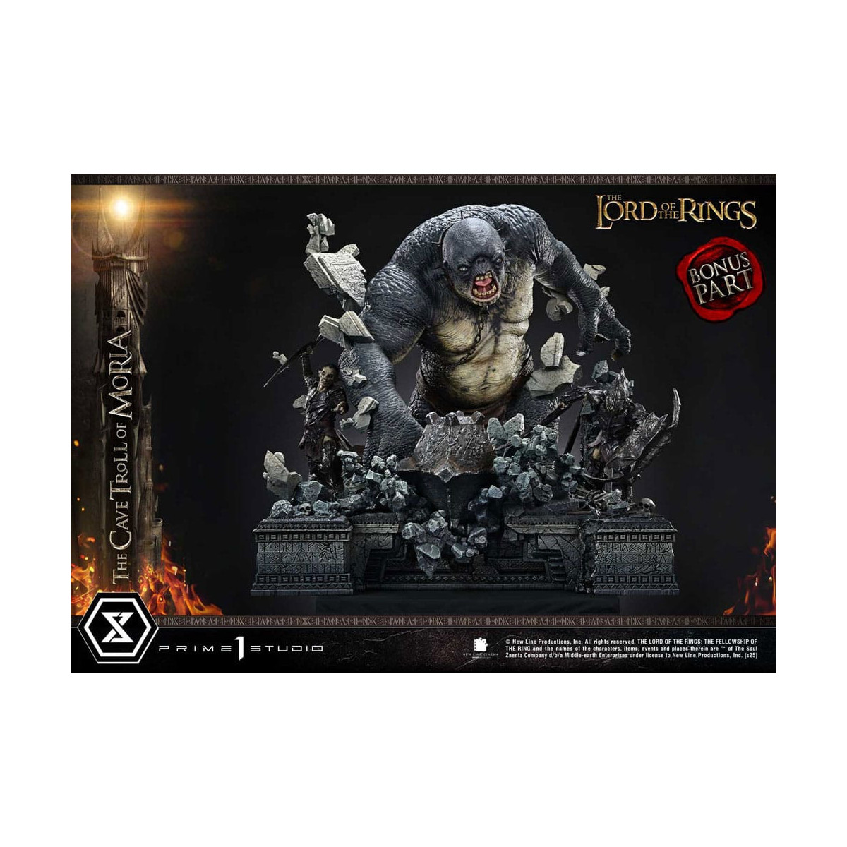 Prime 1 Studio - Cave Troll of Moria Bonus Version - The Lord of the Rings Premium Masterline Series 1/6