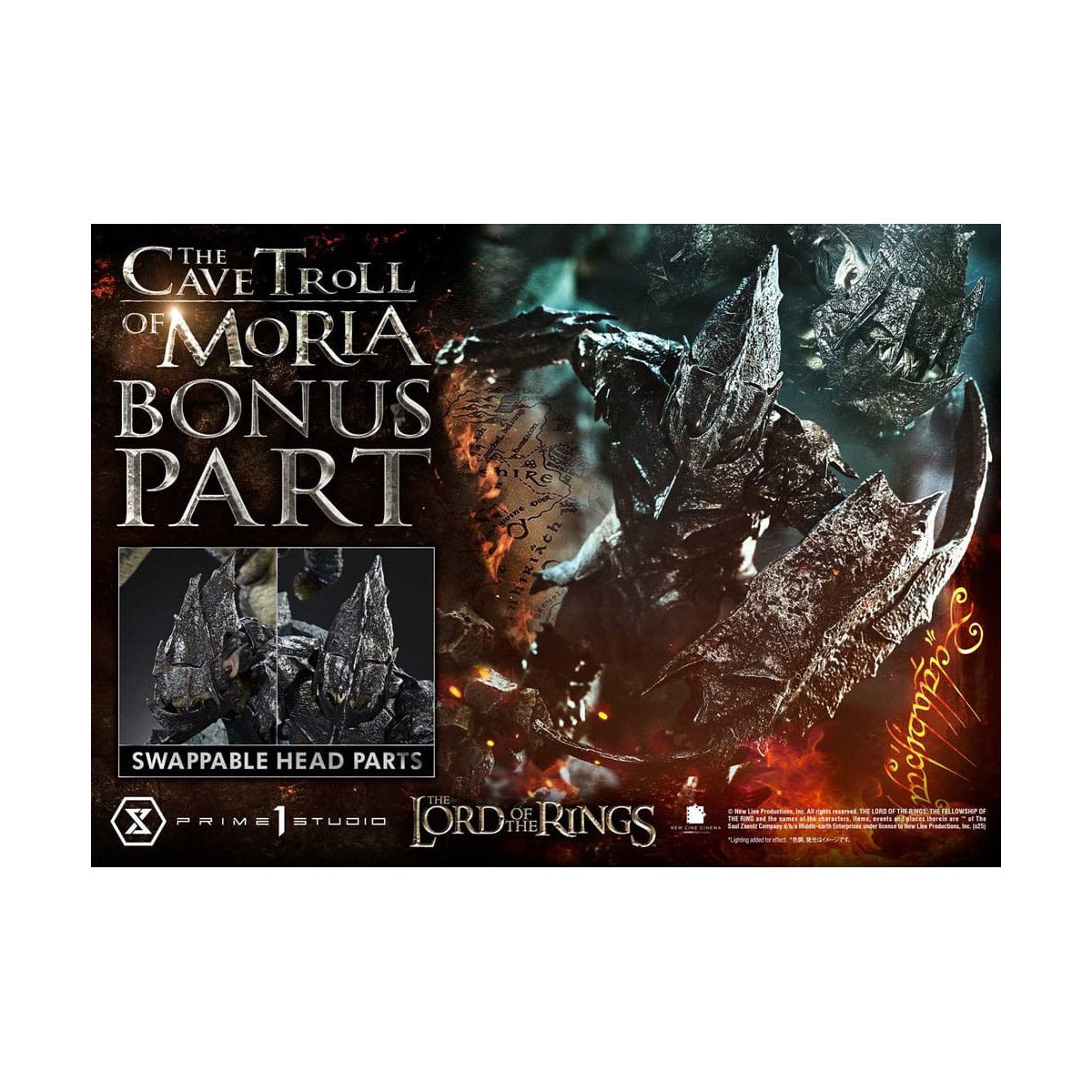 Prime 1 Studio - Cave Troll of Moria Bonus Version - The Lord of the Rings Premium Masterline Series 1/6