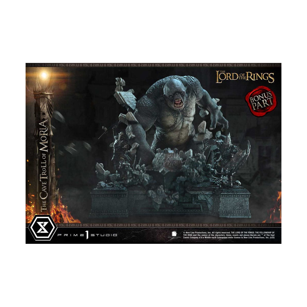 Prime 1 Studio - Cave Troll of Moria Bonus Version - The Lord of the Rings Premium Masterline Series 1/6