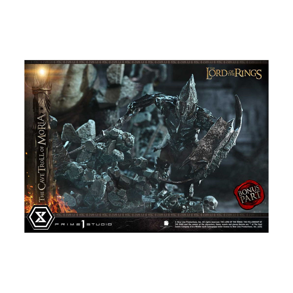 Prime 1 Studio - Cave Troll of Moria Bonus Version - The Lord of the Rings Premium Masterline Series 1/6