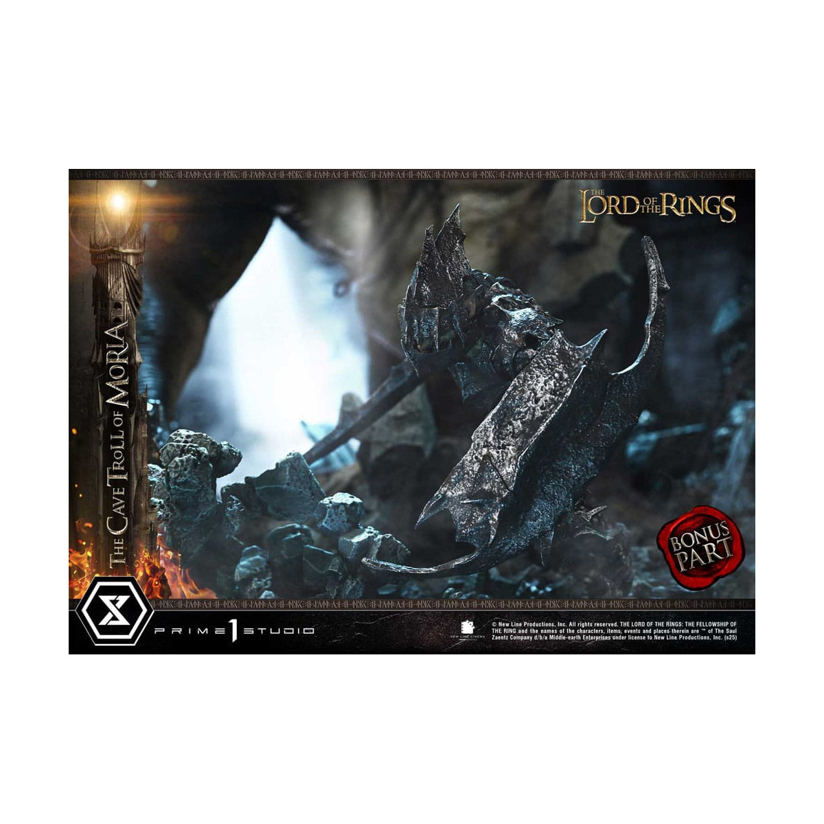 Prime 1 Studio - Cave Troll of Moria Bonus Version - The Lord of the Rings Premium Masterline Series 1/6