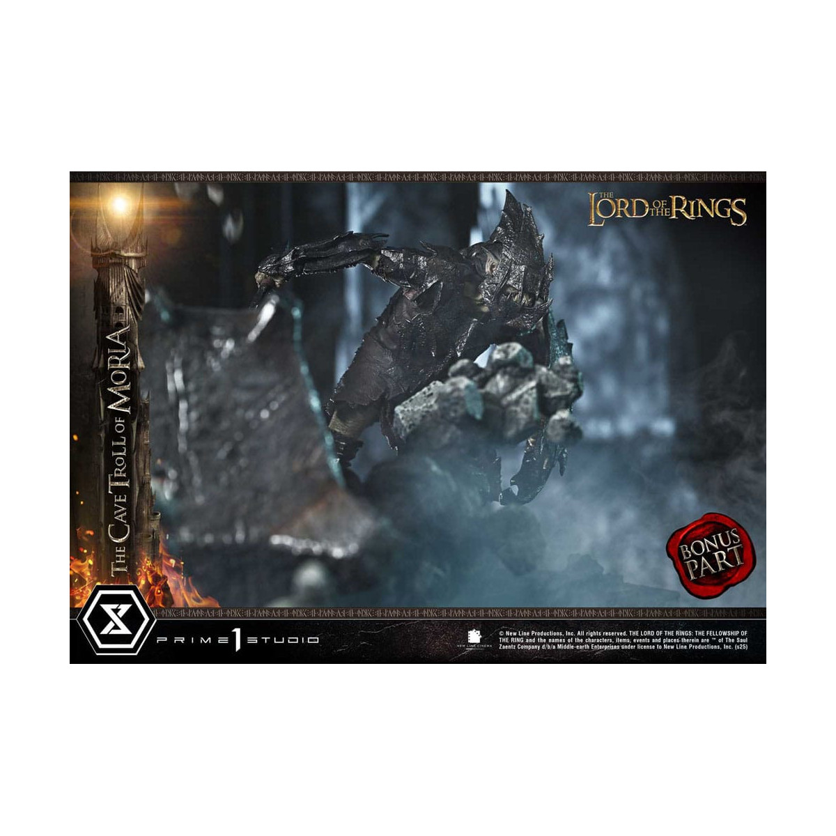 Prime 1 Studio - Cave Troll of Moria Bonus Version - The Lord of the Rings Premium Masterline Series 1/6