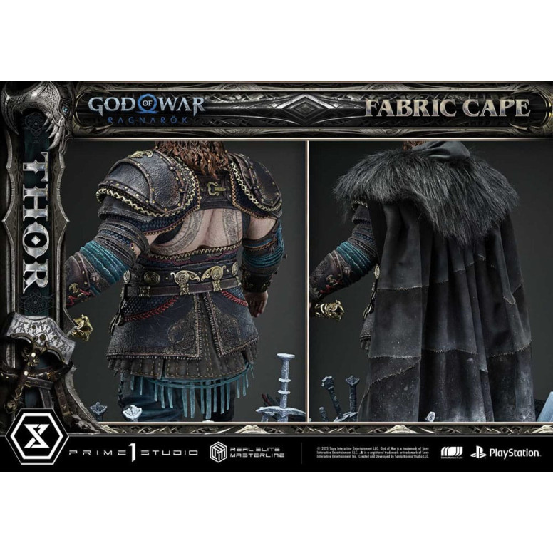 Prime 1 Studio - God of War: Ragnarok - Thor Deluxe Bonus Version - Real Elite Masterline Series 1/3
