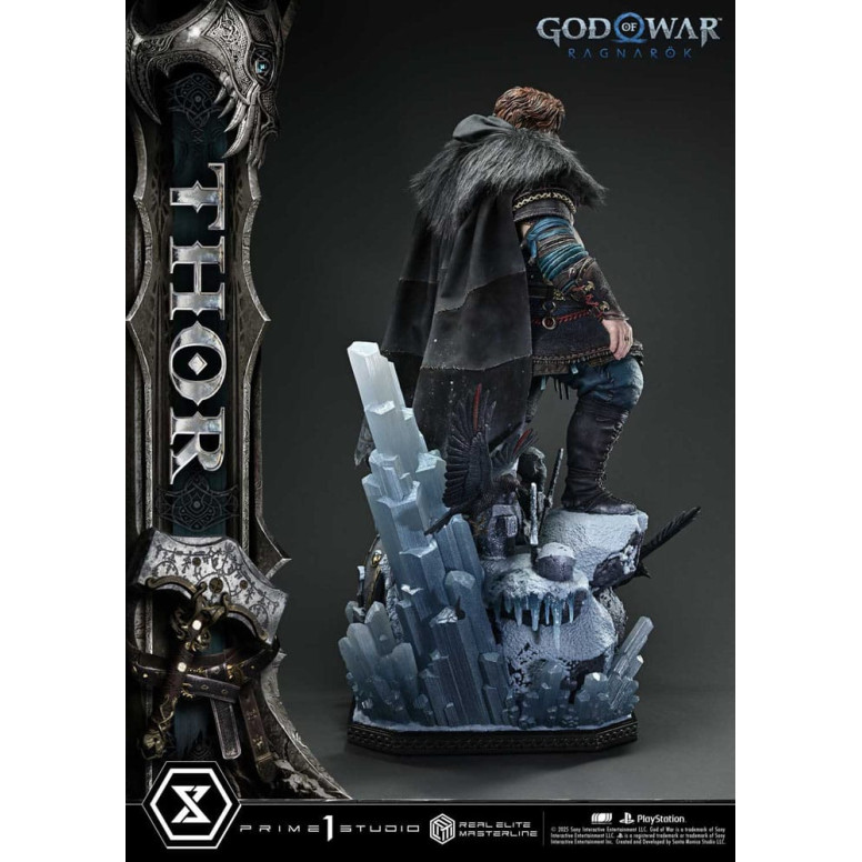 Prime 1 Studio - God of War: Ragnarok - Thor Deluxe Bonus Version - Real Elite Masterline Series 1/3