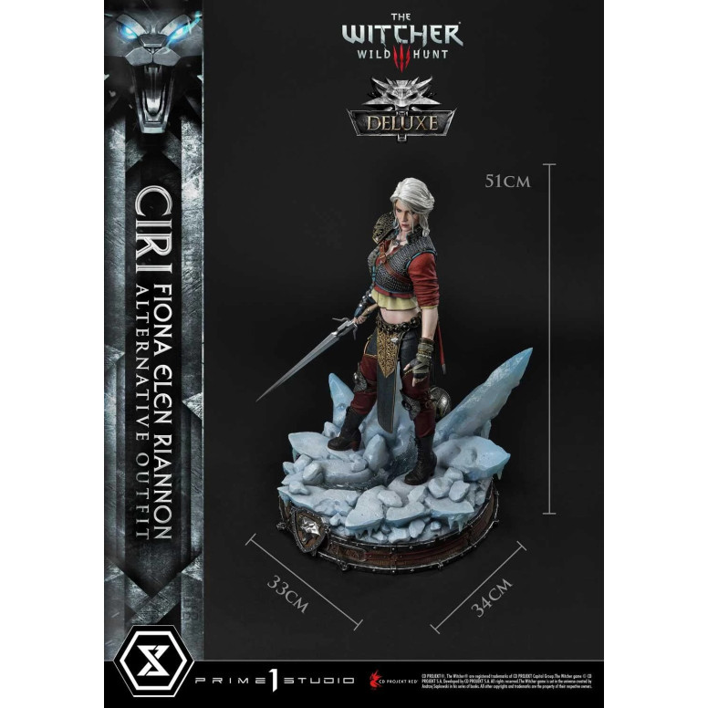 Prime 1 Studio - The Witcher 3: Wild Hunt - Ciri Fiona Elen Riannon Alternative Outfit DX Bonus Version Premium Masterline 1/4