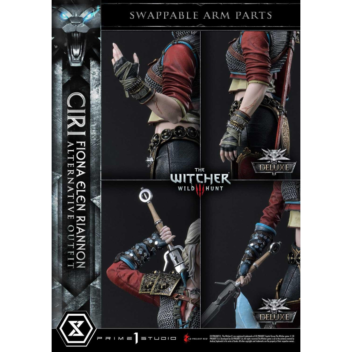 Prime 1 Studio - The Witcher 3: Wild Hunt - Ciri Fiona Elen Riannon Alternative Outfit DX Bonus Version Premium Masterline 1/4