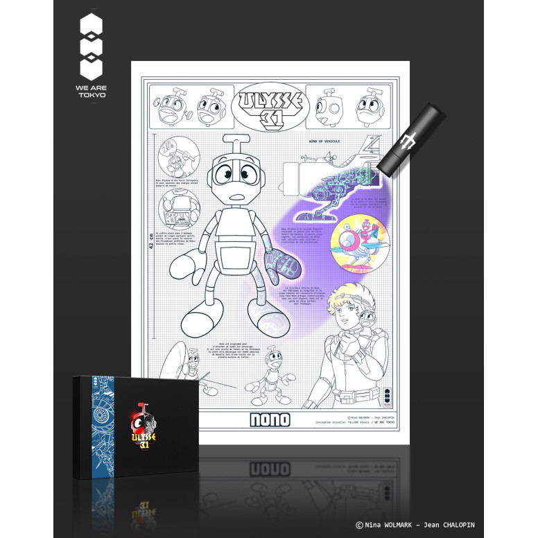 Ulysse 31 Uv Art Print - Nono A3 - We Are Tokyo