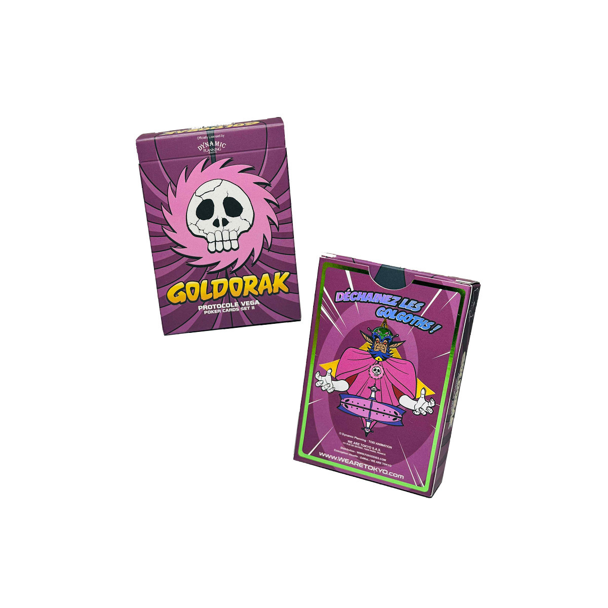Goldorak - 54 Card Poker Set - Vega Protocole Poker Cards Set II - We Are Tokyo