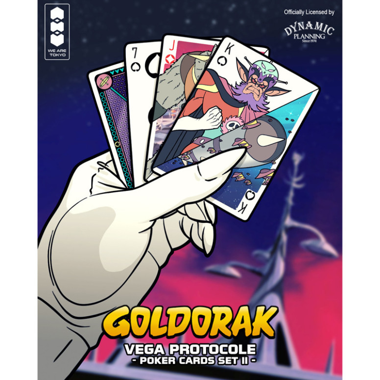 Goldorak - 54 Card Poker Set - Vega Protocole Poker Cards Set II - We Are Tokyo