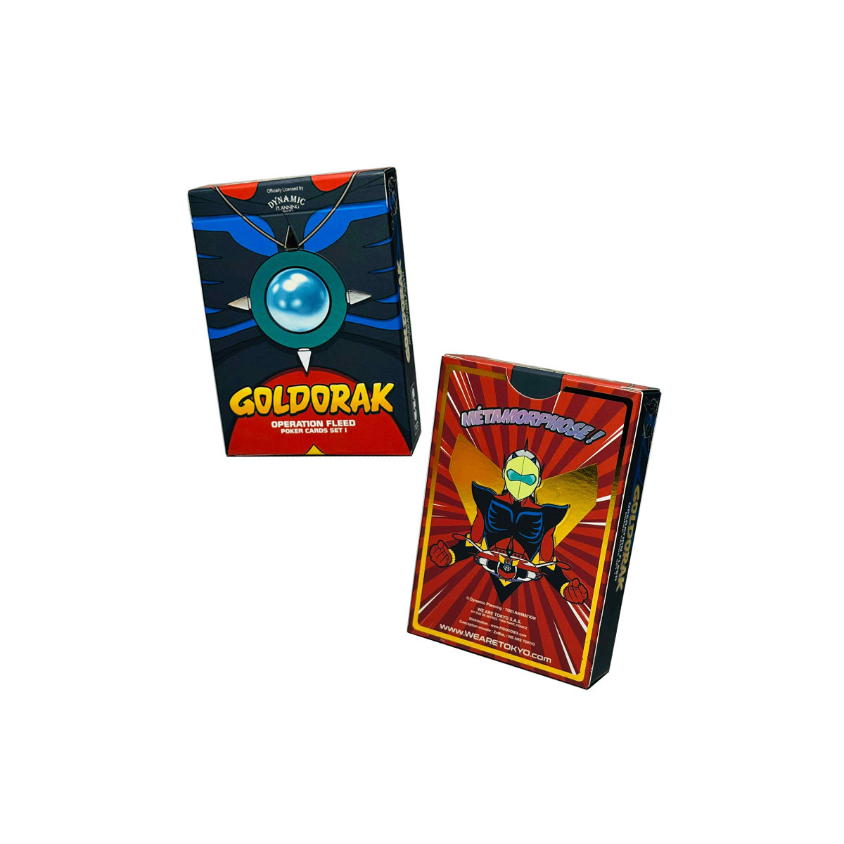 Goldorak - 54 Card Poker Set - Operation Fleed Poker Cards Set I - We Are Tokyo