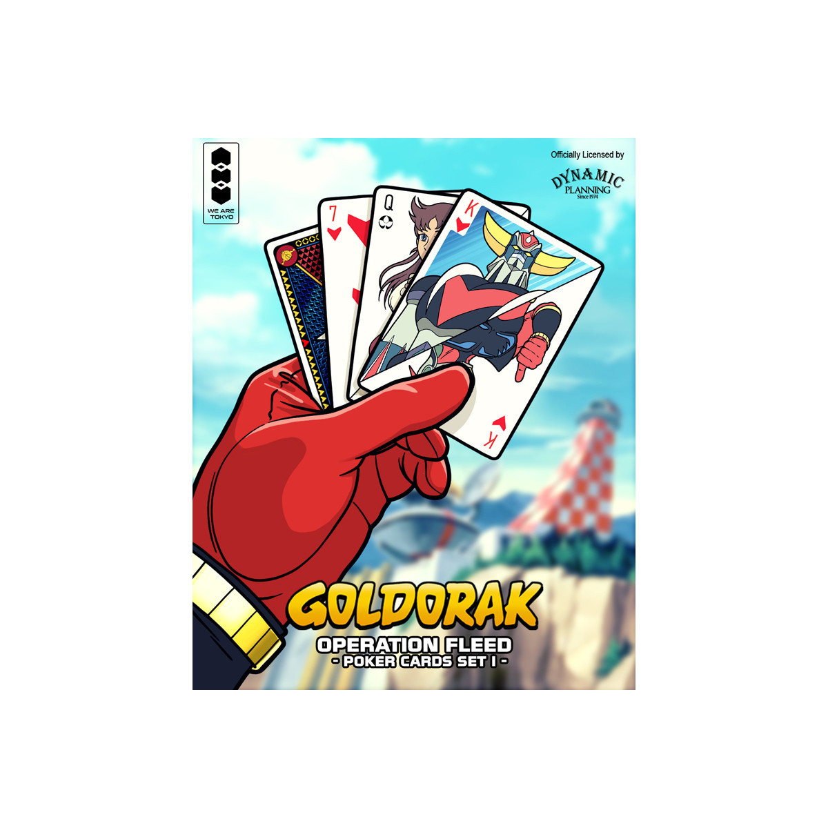 Goldorak - 54 Card Poker Set - Operation Fleed Poker Cards Set I - We Are Tokyo