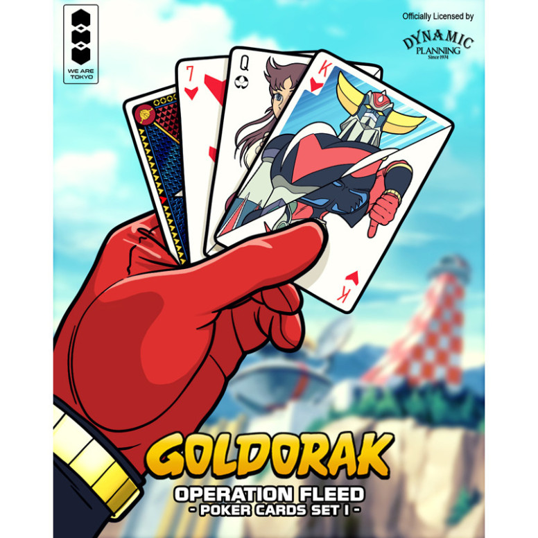 Goldorak - 54 Card Poker Set - Operation Fleed Poker Cards Set I - We Are Tokyo