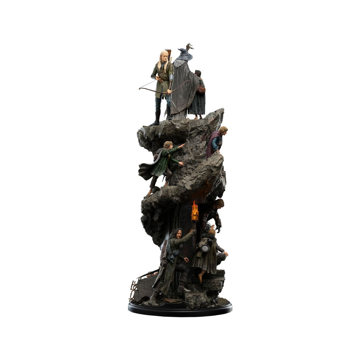 The Lord of the Rings statuette Masters Collection - The Fellowship of the Ring Limited Edition 1/6