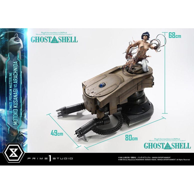 Prime 1 Studio Ghost in the Shell - Motoko Kusanagi vs Arachnida Bonus Version Ultimate Premium Masterline Series 1/4