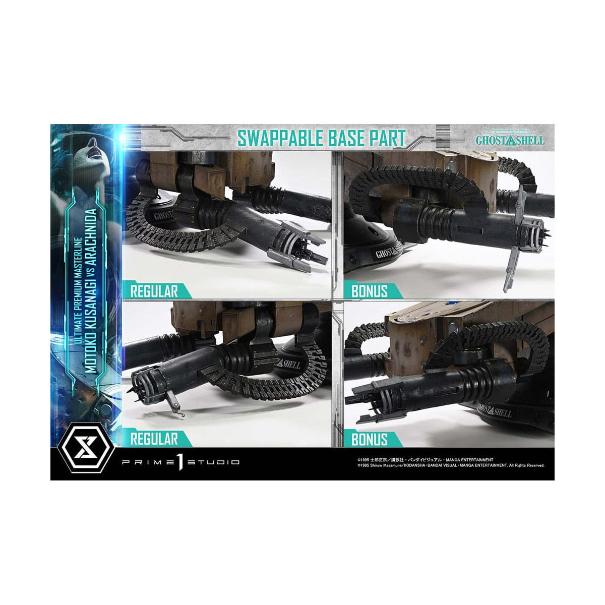 Prime 1 Studio Ghost in the Shell - Motoko Kusanagi vs Arachnida Bonus Version Ultimate Premium Masterline Series 1/4