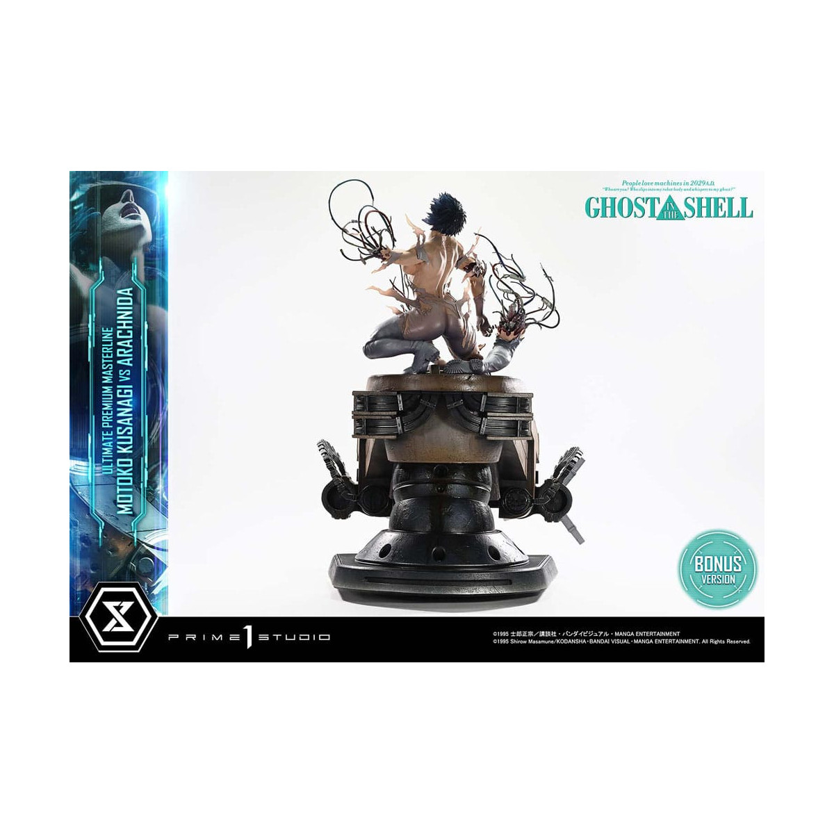 Prime 1 Studio Ghost in the Shell - Motoko Kusanagi vs Arachnida Bonus Version Ultimate Premium Masterline Series 1/4