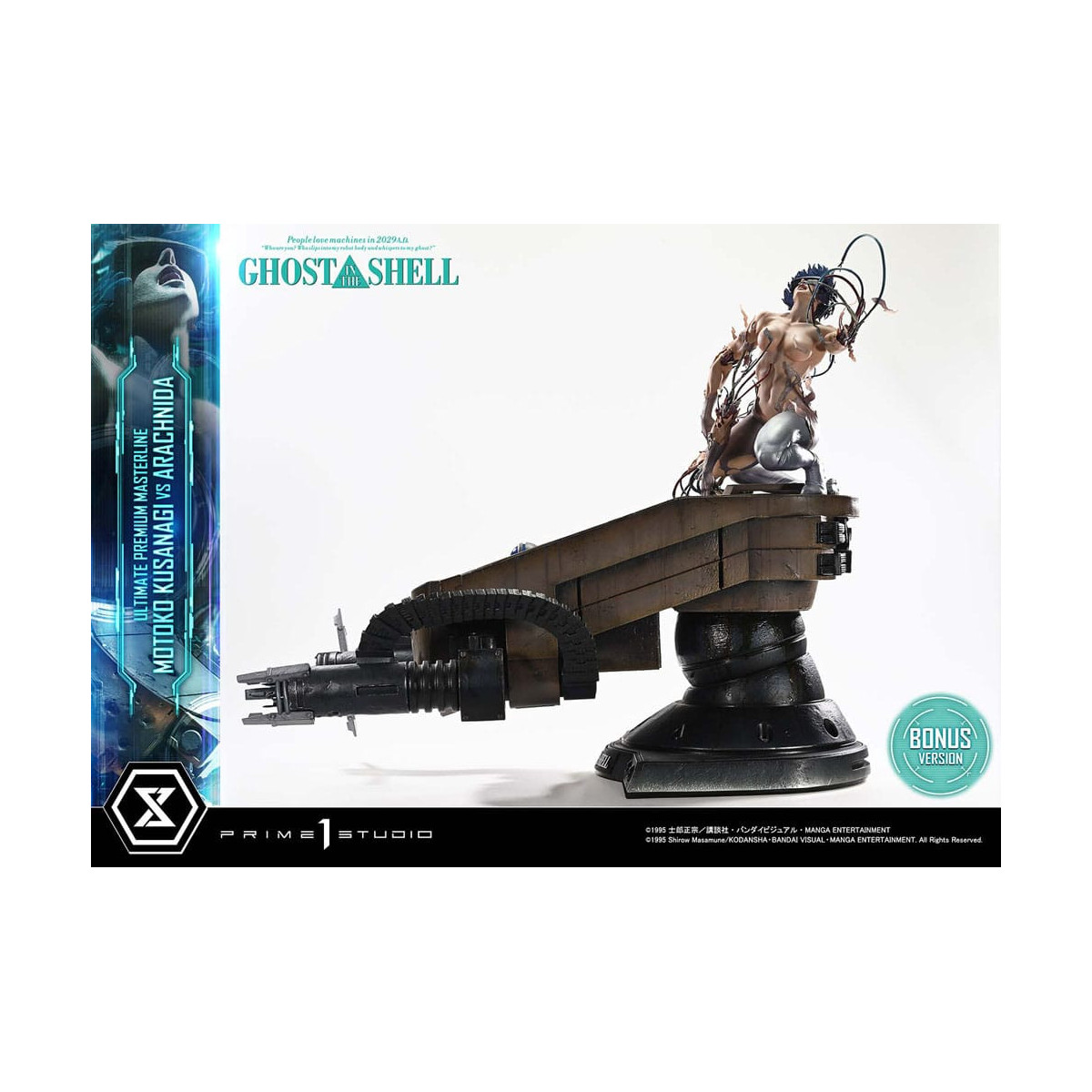 Prime 1 Studio Ghost in the Shell - Motoko Kusanagi vs Arachnida Bonus Version Ultimate Premium Masterline Series 1/4