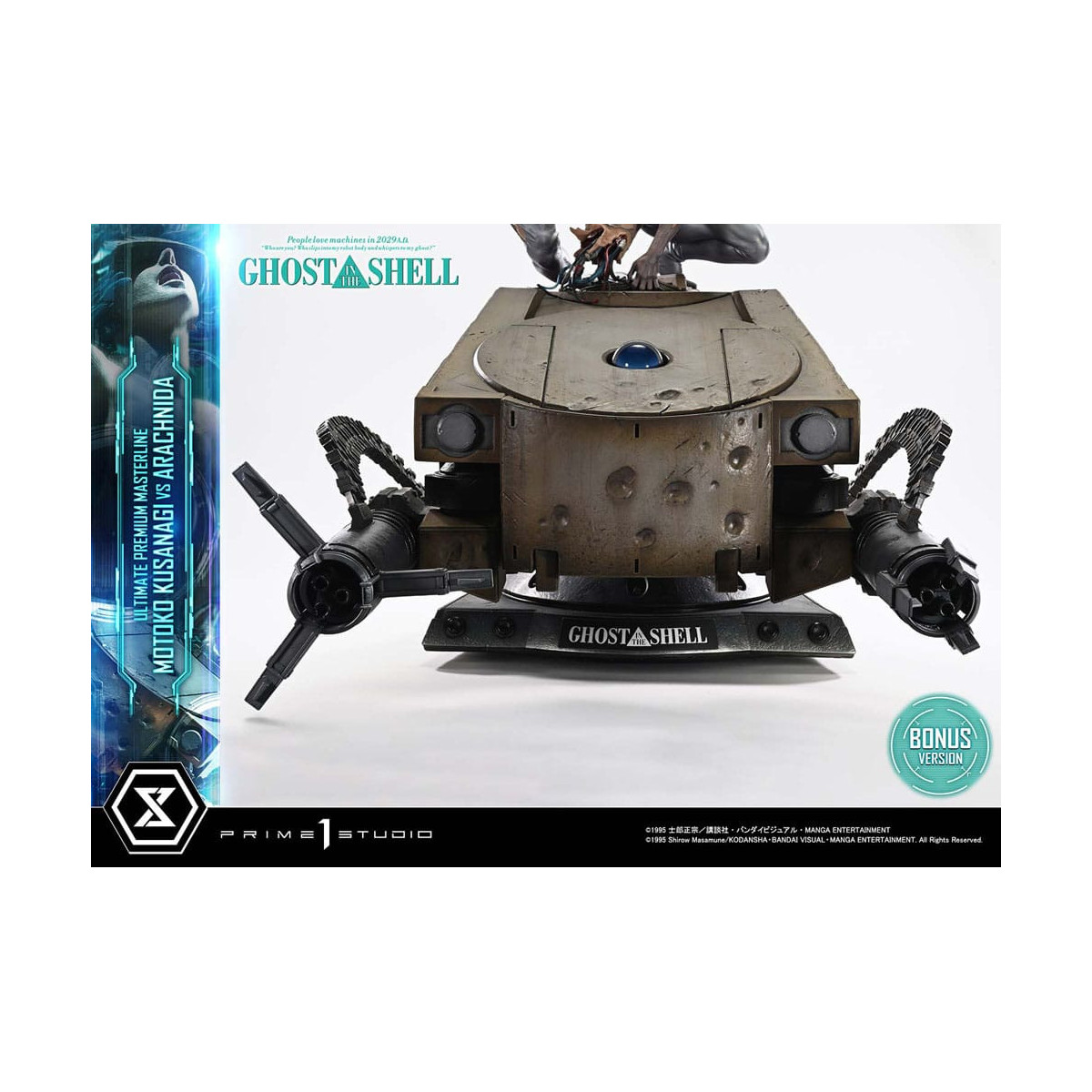 Prime 1 Studio Ghost in the Shell - Motoko Kusanagi vs Arachnida Bonus Version Ultimate Premium Masterline Series 1/4