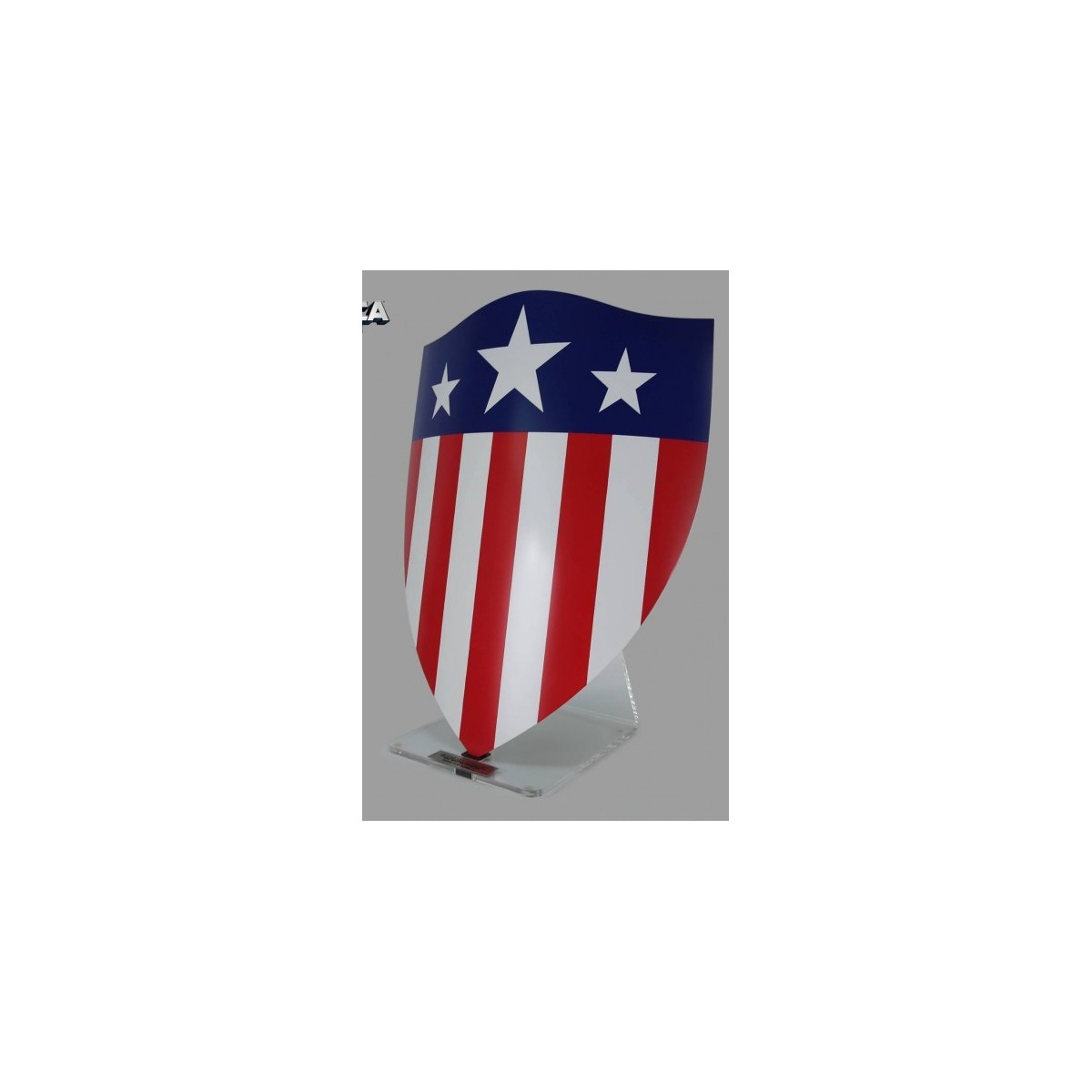 King Arts Captain America Bouclier triangle socle 1/1 