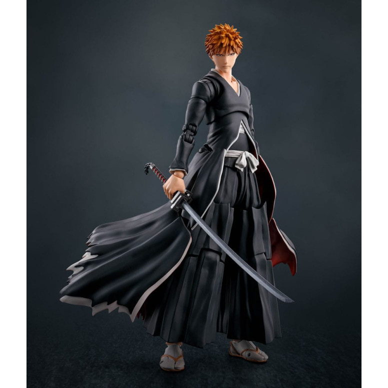 Tamashii Bandai - ICHIGO KUROSAKI GETSUGATENSHO - BLEACH 1000 YEAR BLOOD WAR - SH Figuarts SHF