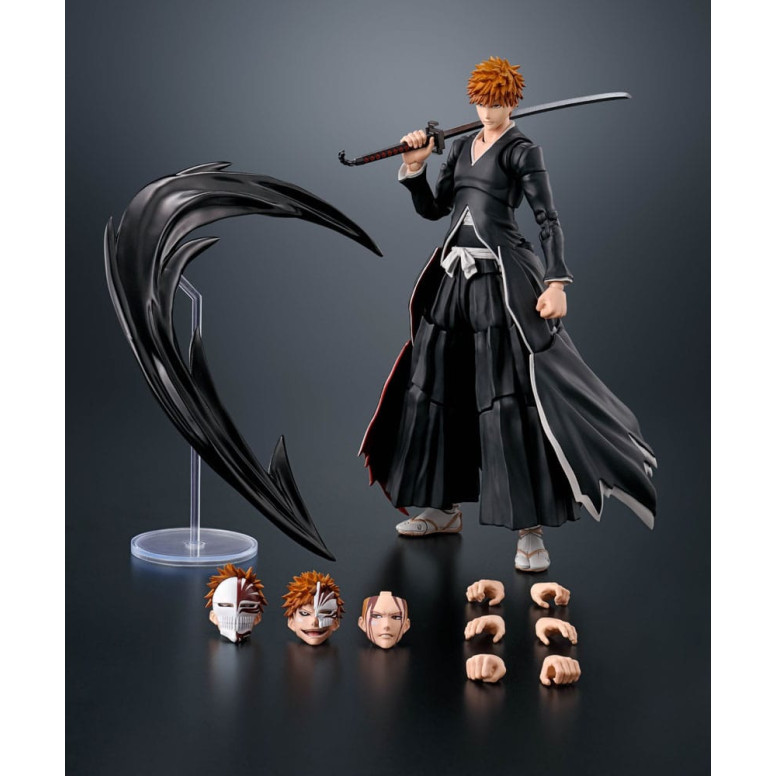 Tamashii Bandai - ICHIGO KUROSAKI GETSUGATENSHO - BLEACH 1000 YEAR BLOOD WAR - SH Figuarts SHF