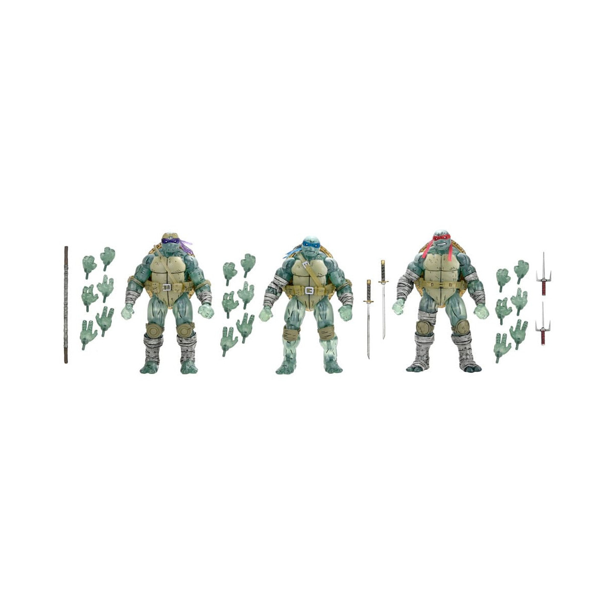 NECA - IDW Comics - Ghost Brothers 3 pack - The Last Ronin - TMNT