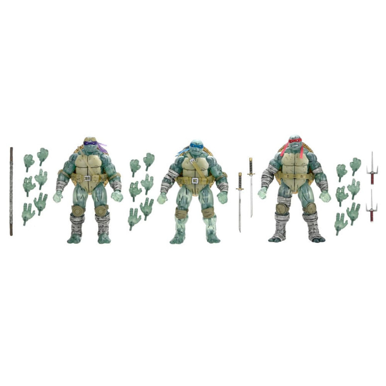 NECA - IDW Comics - Ghost Brothers 3 pack - The Last Ronin - TMNT