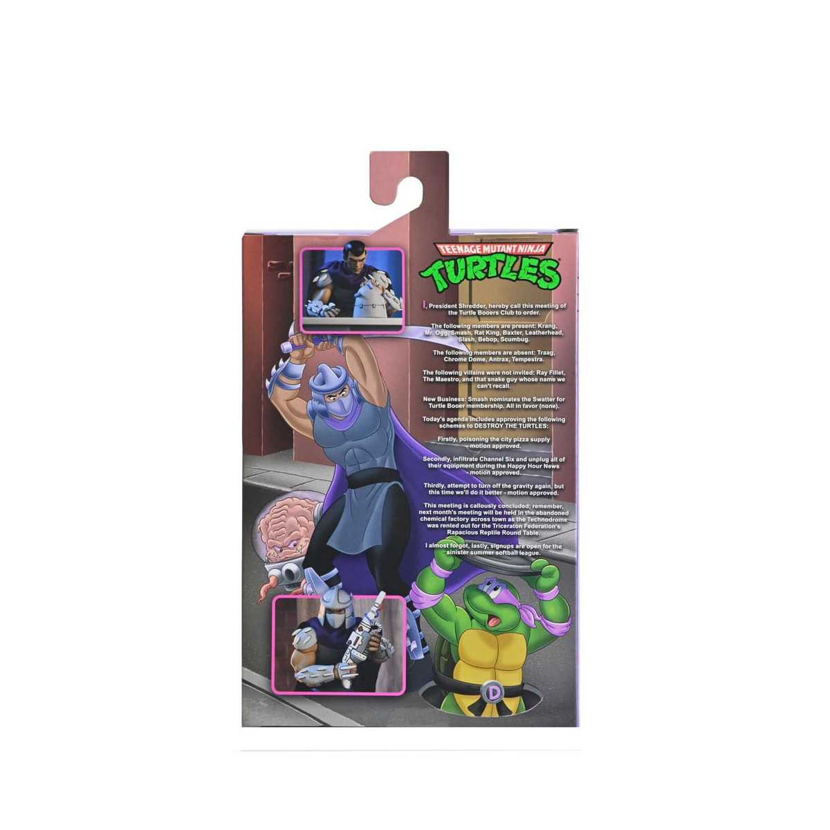 NECA - Ultimate Shredder VHS (classic colors) - TMNT Cartoon